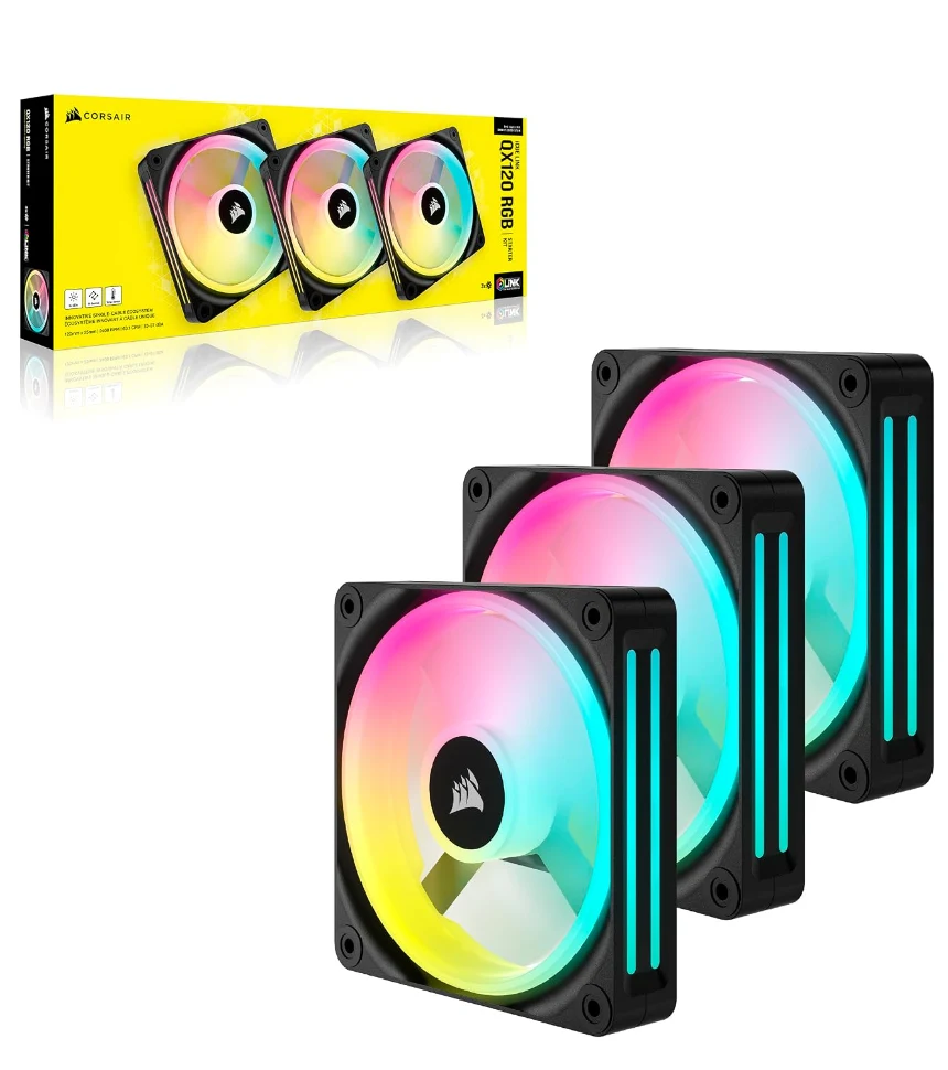 Corsair iCUE Link QX120 Case Fans: RGB 120mm